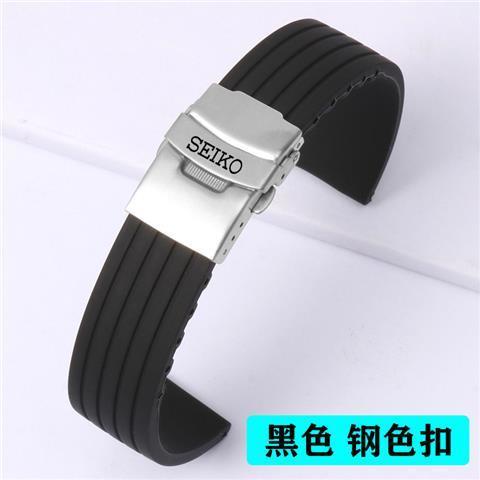 Dây Đeo Đồng Hồ Seiko No. Đồng Hồ Thể Thao 5 Dây Đeo Cao Su Silicone Mềm Chống Thấm Nước Cho Nam 20 22
