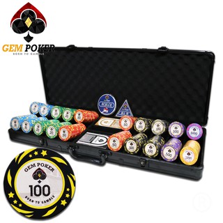 VALI 500 CHIP POKER PHỈNH CLAY "KINGSTAR®" CAO CẤP
