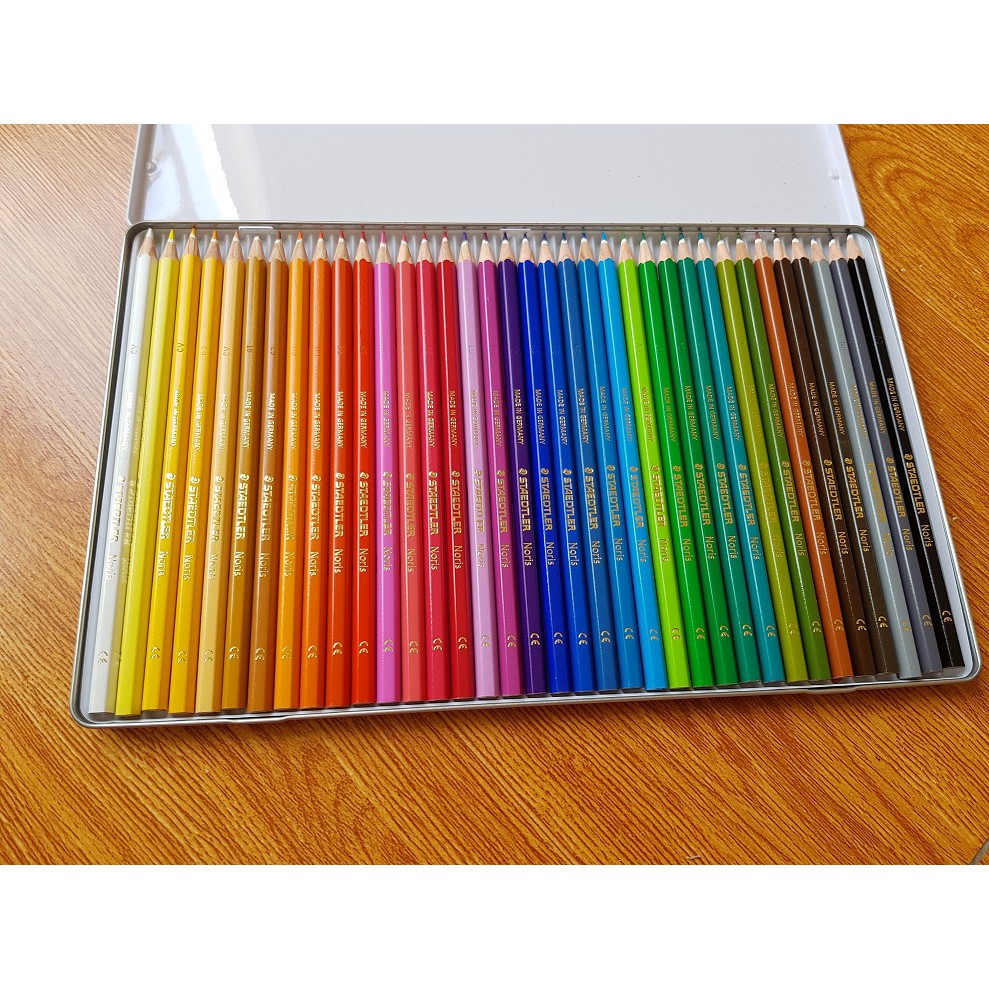 Bộ bút chì mầu cao cấp STAEDTLER  đựng trong hộp thiếc 145 SPM36 chính hãng.