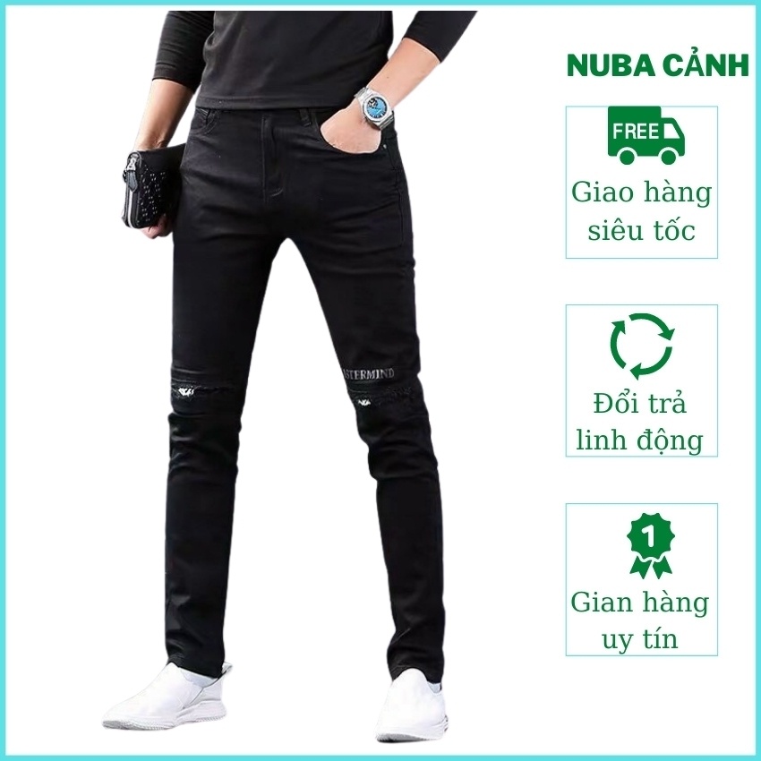 Quần jean nam cao cấp đẹp giá rẻ giống hình giống mẫu,quần bò NUBA 86