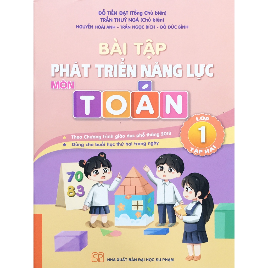 Sách - Bài tập phát triển năng lực môn Toán lớp 1 - Tập 2 (Theo CT GD PT mới)