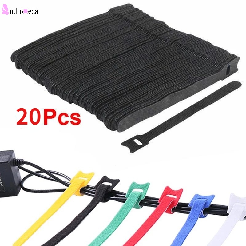 Bộ 20 Giá Đỡ Dây Cáp/Tai Nghe Bằng Nylon Tiện Dụng