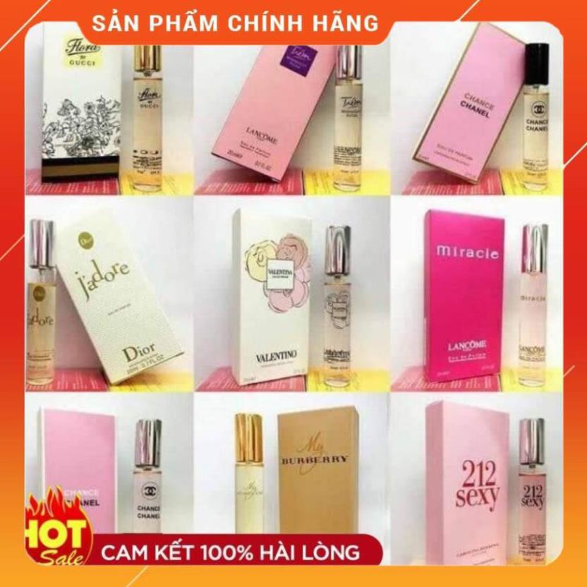 Nước Hoa mini Nam Nữ Cao Cấp 20ml Hương Thơm Quyến Rũ Cực Thơm