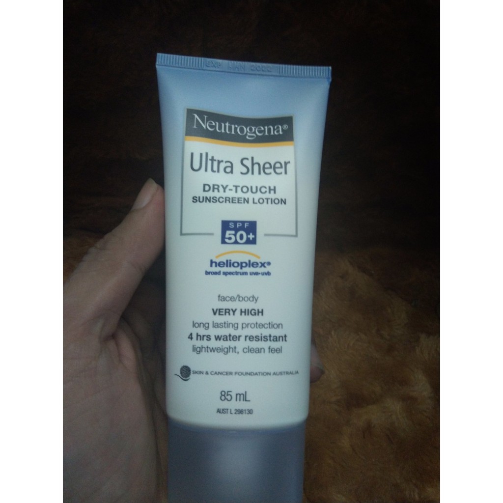 Kem chống nắng cơ thể Neutrogena Ultra Sheer Body Lotion SPF50 85mL