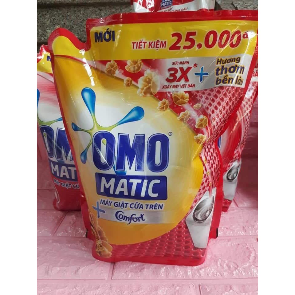 Nước giặt Omo Matic Hương Hoa Hồng Ecuador lưu luyến 400ml