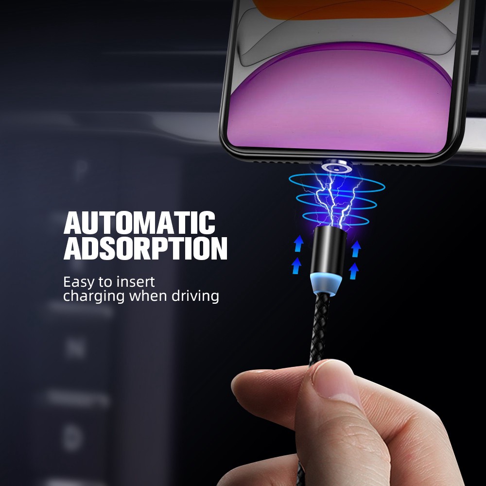 Cáp sạc X-CABLE chính hãng, sạc cho các dòng máy Iphone,Samsung,Oppo, có đèn Led