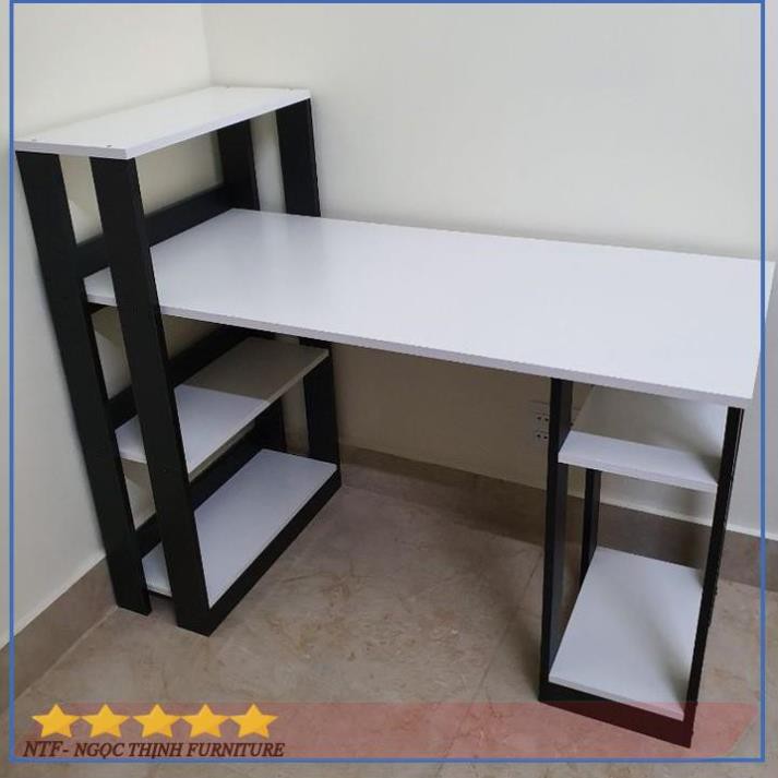 [SALE] Bàn làm việc bàn học bằng gỗ Mdf, thiết kế thông minh, kèm giá sách đa năng, rất tiện dụng