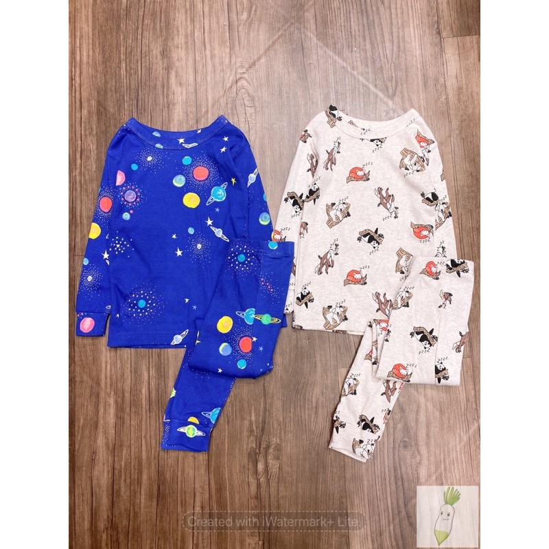 XẢ KHO!!!! SETD07 Bộ dài tay cotton borip baby G4p cho bé hàng dư xịn (set 2 bộ)