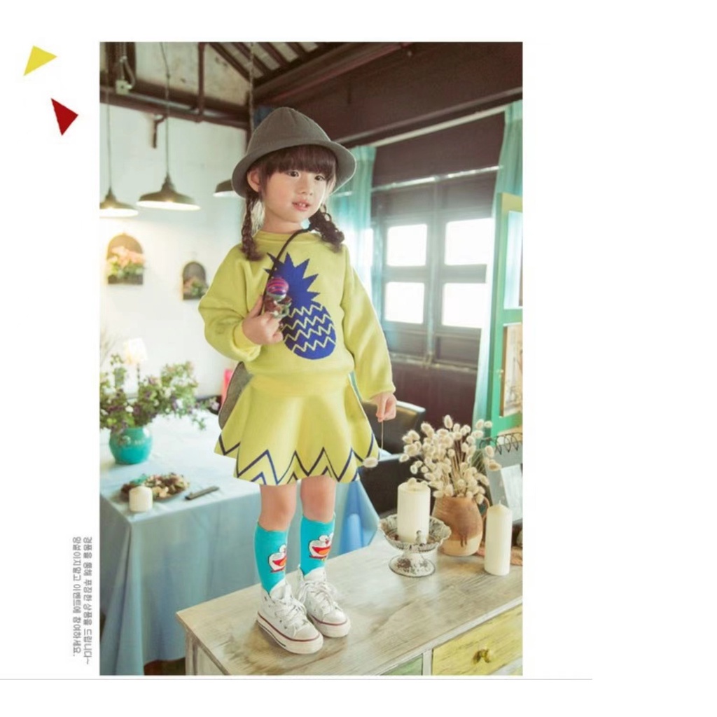Tất Cotton Dài Ngang Gối Dễ Thương Cho Bé