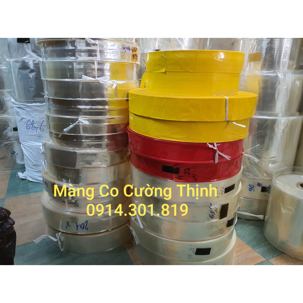 Màng Co Nhiệt PVC Bọc Nắp Chai, Màng Co Nhiệt Nắp Lọ, Màng Co Hũ