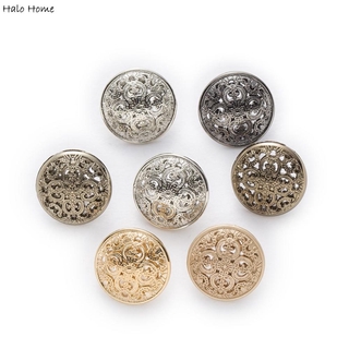 Set 5 Cúc Áo Bằng Kim Loại 11.5-25mm