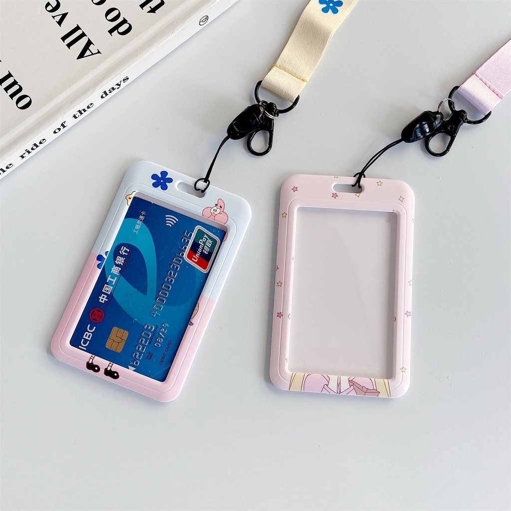 Dây Đeo Thẻ ID/Thẻ ID Họa Tiết Hoạt Hình Dễ Thương 49 Màu Tùy Chọn Cho Cặp Đôi