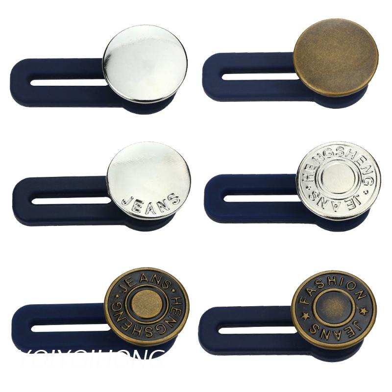 Set 10 Nút Kim Loại Nối Dài Thắt Lưng Quần Jean Có Thể Điều Chỉnh