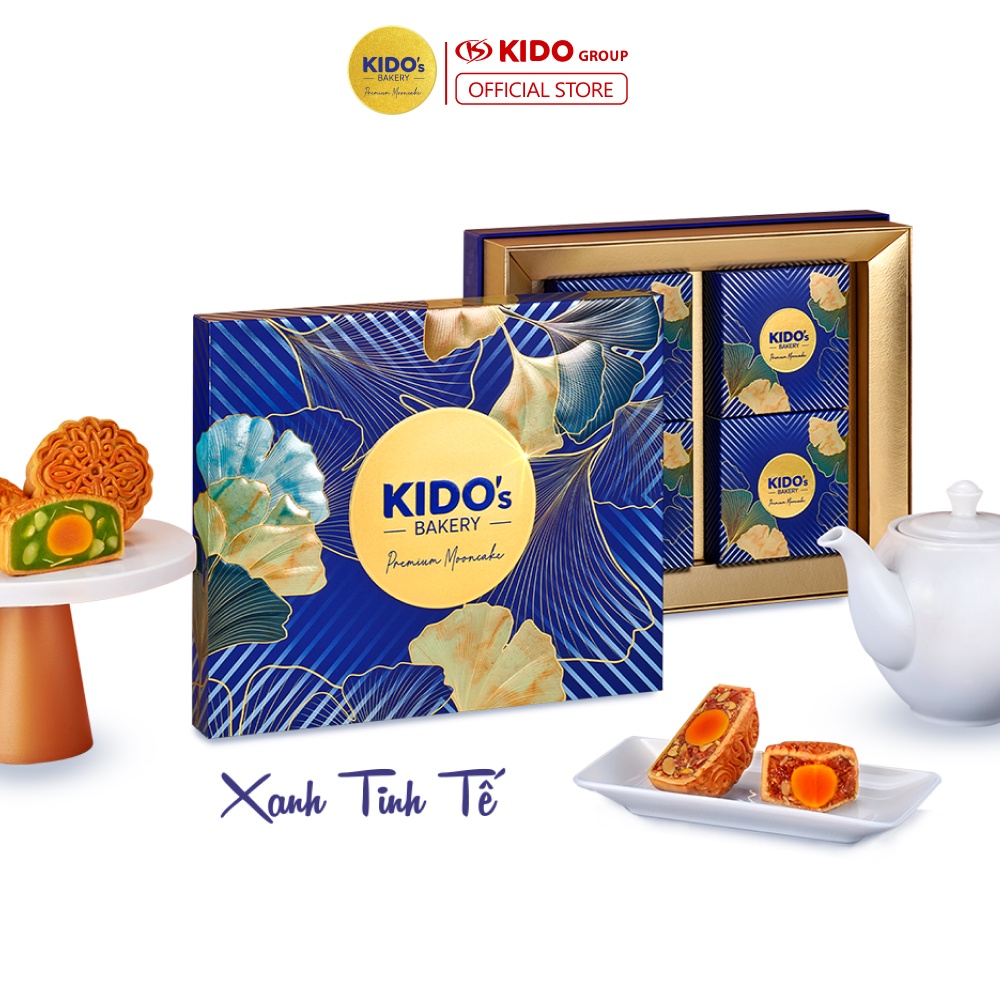 Bánh Trung Thu KIDO's Bakery Hộp Xanh Tinh Tế