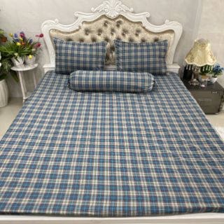 BỘ DRAP COTTON HÀN QUỐC 4 MÓN 100% COTTON