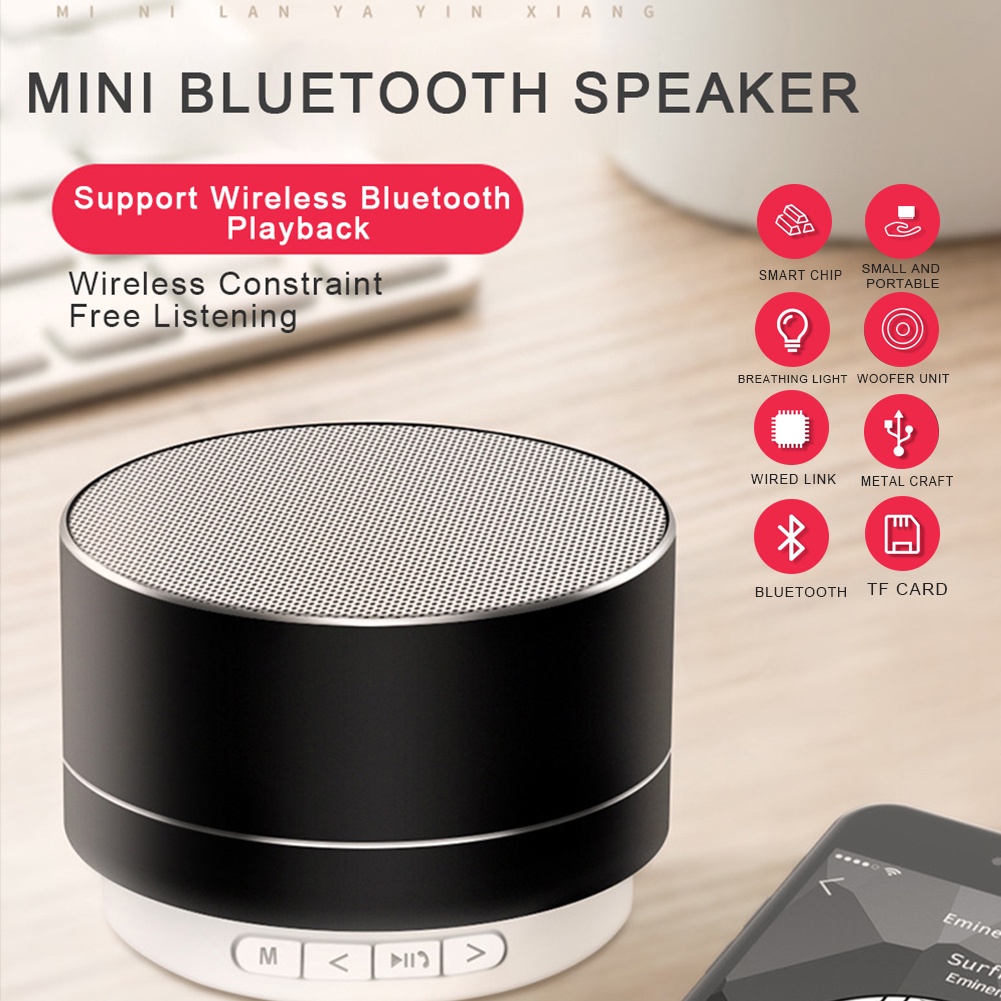 Loa bluetooth mini tích hợp đèn, âm thanh cực chất với bass mạnh mẽ | BigBuy360 - bigbuy360.vn