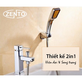 Bộ vòi chậu lavabo kết hợp sen tắm nóng lạnh Zento ZT2040