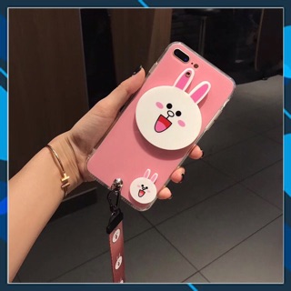 Ốp gương Gấu Brown và Thỏ Cony