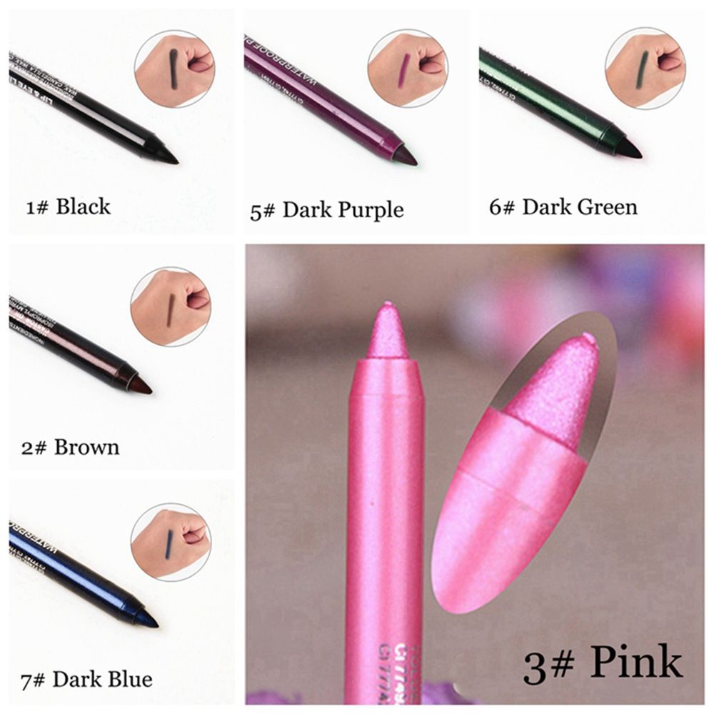 [Hàng mới về] Set 2 bút kẻ mắt lâu trôi chống nước với nhiều màu xinh xắn hợp thời trang