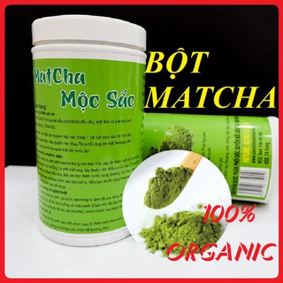 Bột Matcha Trà Xanh MỘC SẮC 500gr [Chính Hãng] Tốt cho não bộ, Đẹp da, Trị mụn, Làm bánh và đồ uống