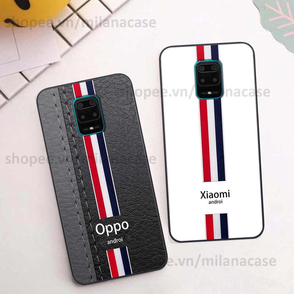 Ốp Xiaomi Redmi Note 9 / Note9s / Note 9 Pro in giả da phong cách thể thao, cá tính, thời trang