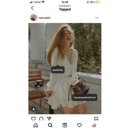 Jumpsuit lụa dài tay popbirdy trắng freesize