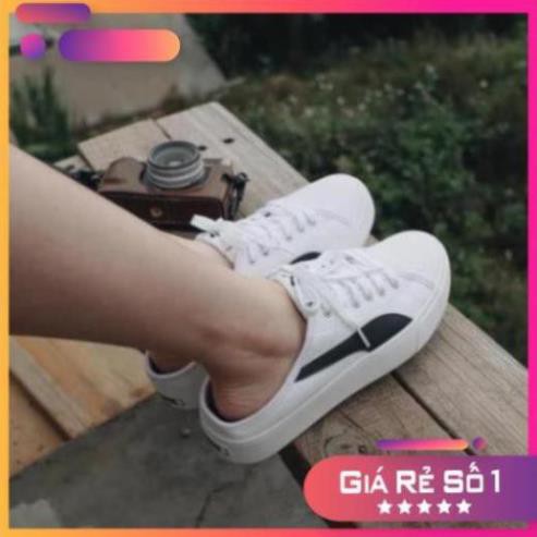 🍊 [Sale 3/3] 💫𝐅𝐫𝐞𝐞𝐬𝐡𝐢𝐩 𝐂𝐡𝐢́𝐧𝐡 𝐇𝐚̃𝐧𝐠 💫Giày Puma Đạp gót MULE HOT TREND 2020 ( Đen-Trắng) Sale 11 -op1 🍊 : , "