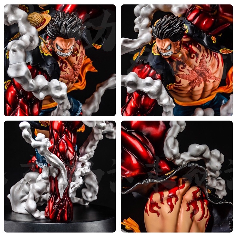 mô hình One Piece - mô hình Luffy gear 4 snake man Cao 25cm bằng PVC cao cấp (Có clip, Ảnh thật)