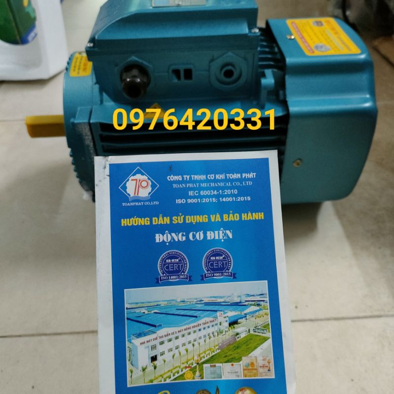 Mô Tơ Toàn Phát 2,2KW,  Động Cơ Điện 1 Pha 100% Dây Đồng