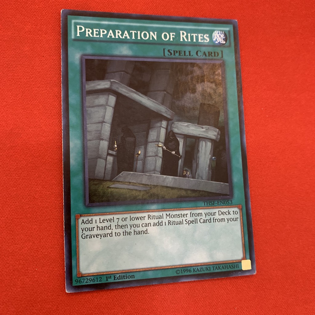 Preparation Of Rites