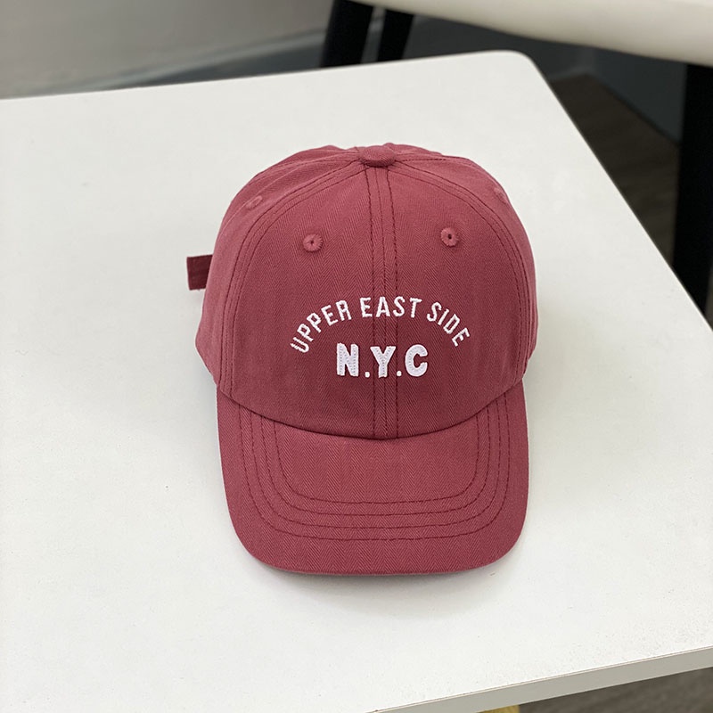 Mũ Lưỡi Trai In Chữ NYC Dễ Thương Thời Trang Mùa Xuân Phong Cách Hàn Quốc Cho Bé