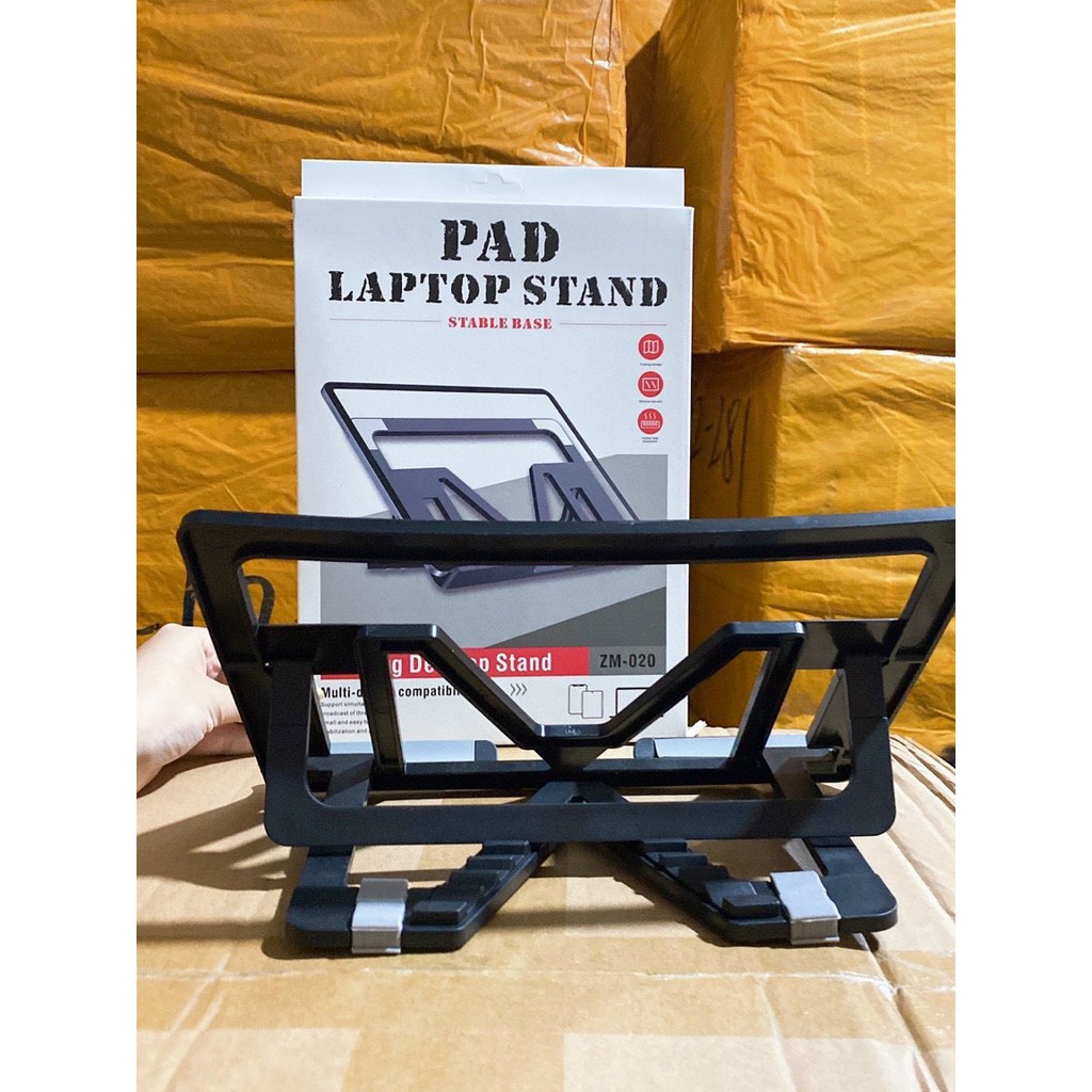 Giá Đỡ Laptop/Macbook/iPad Được Làm Bằng Nhựa ABS Cao Cấp Gấp Gọn, Điều Chỉnh Độ Cao Chắn Chắn, Giúp Tản Nhiệt Tốt | BigBuy360 - bigbuy360.vn
