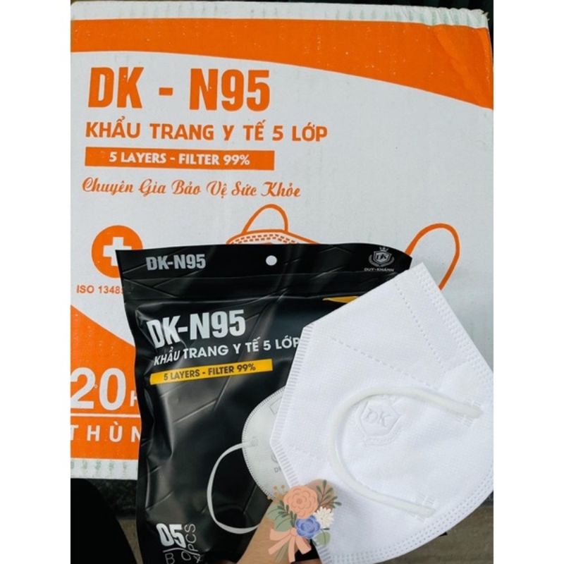 (Giá sỉ) Thùng 200 chiếc Khẩu trang y tế N95 không van 5 lớp