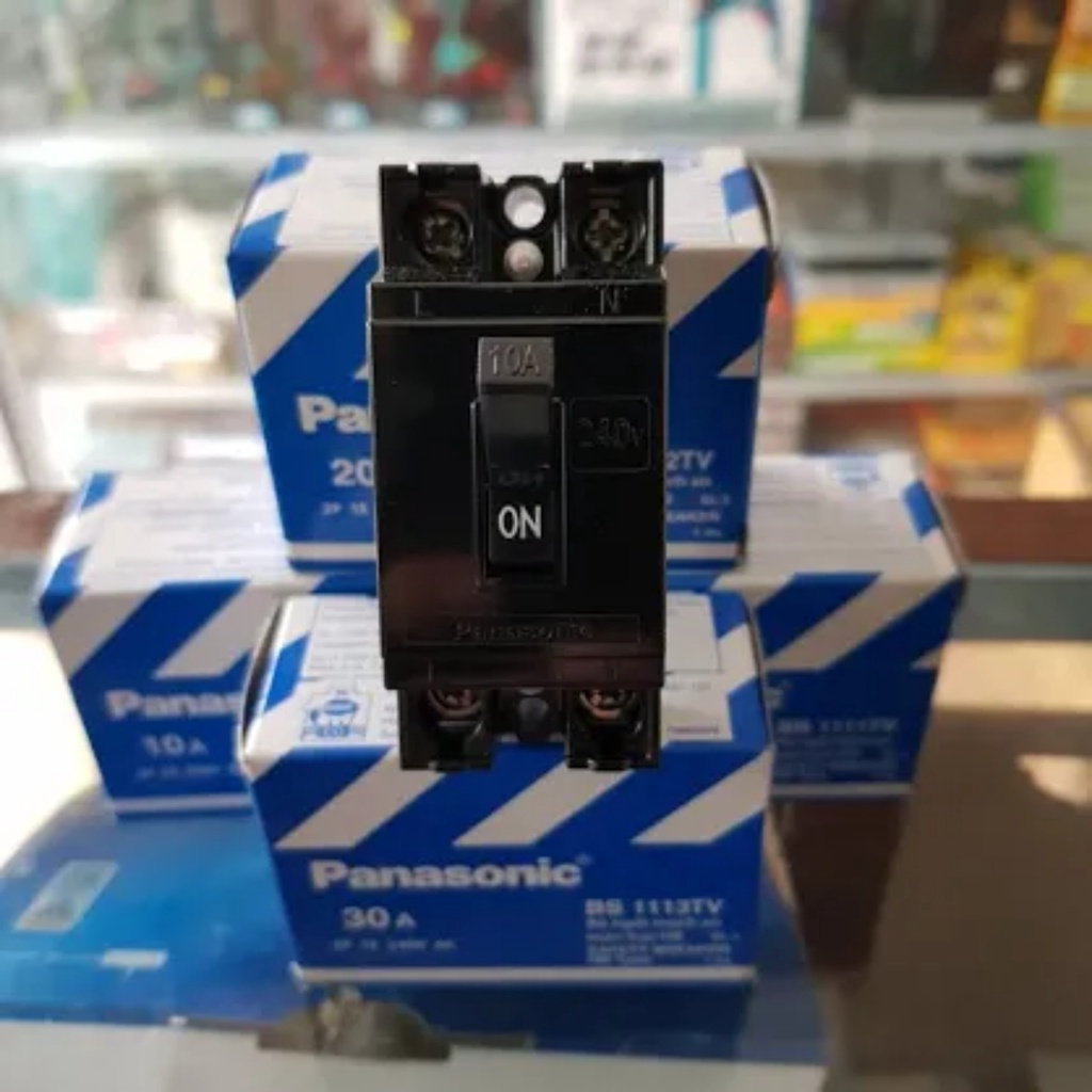 CB Cóc Panasonic, Cầu Dao Aptomat 2 Cực 10A - 15A - 20A - 30A - 40A Chính Hãng