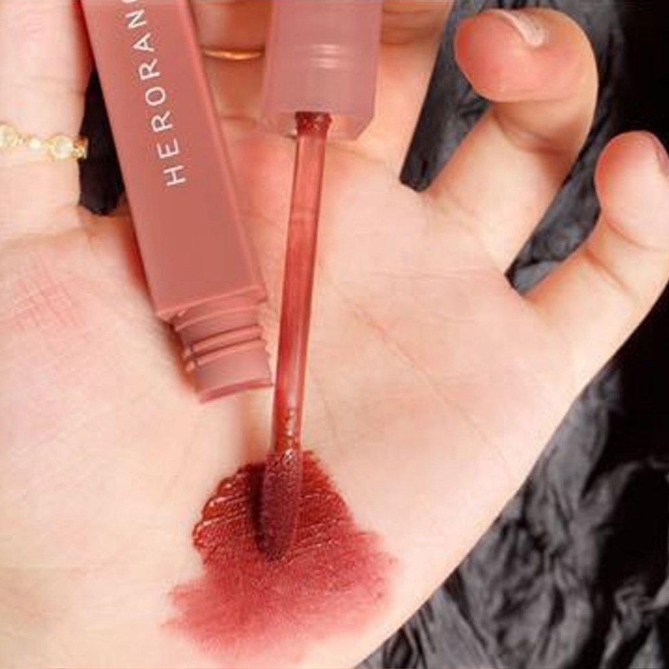 Son Kem Lì ❤️𝑭𝒓𝒆𝒆𝒔𝒉𝒊𝒑❤️ Son Kem Lì HERORANGE Thân Vuông Nội Địa Trung Chính Hãng