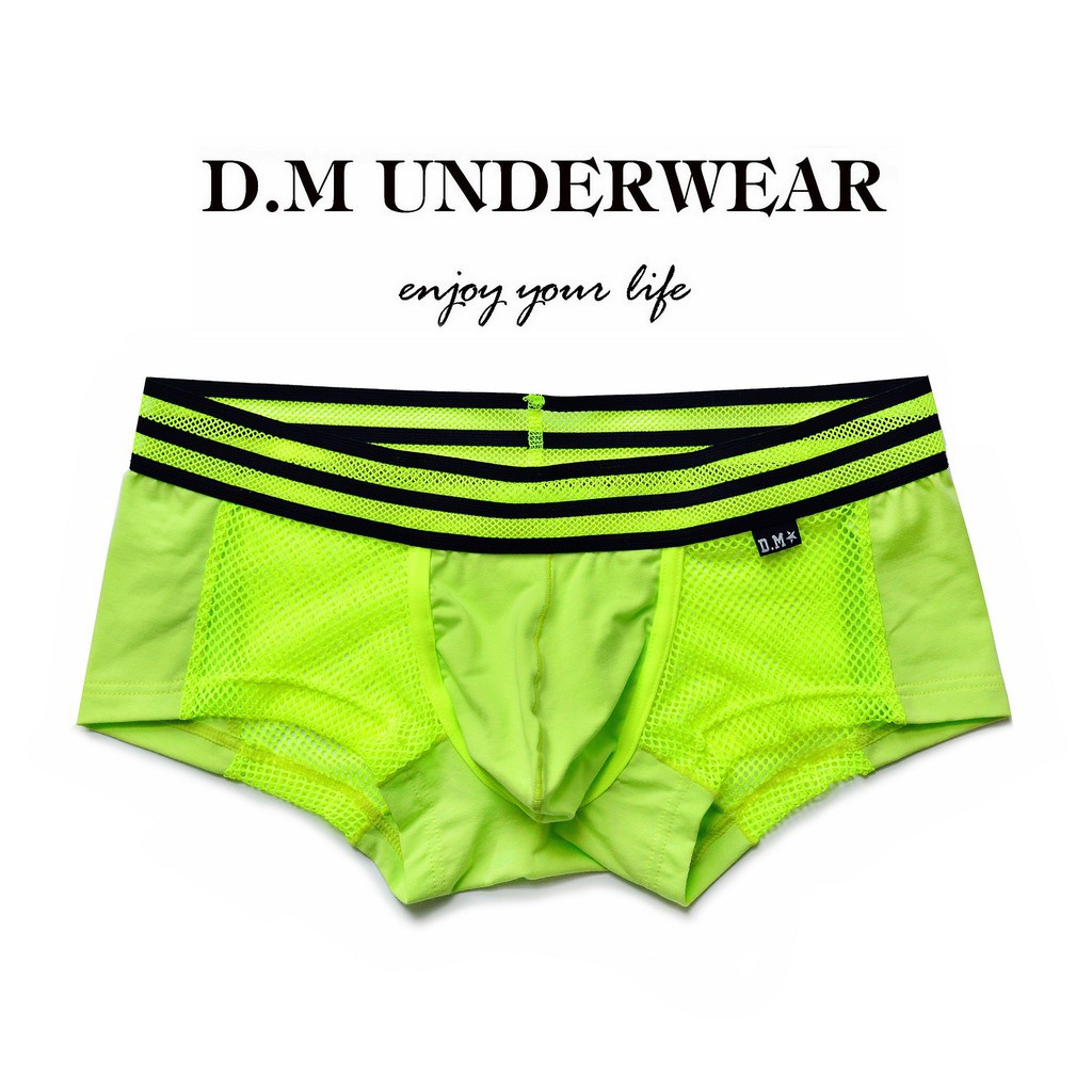 Quần Boxer nam DM dạng lưới thể thao