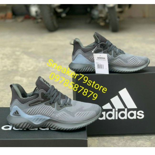 Giày Adidas Alphabounce Xám Nam Hàng Chính Hãng [FullBox - Auth] Hình Ảnh Sản Phẩm Độc Quyền Tại Sneaker79store