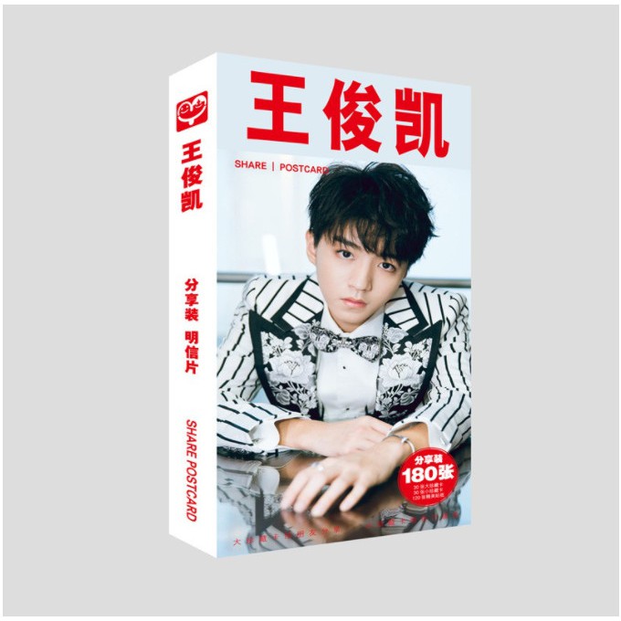 Hộp postcard Vương Tuấn Khải mới thành viên nhóm TFboys