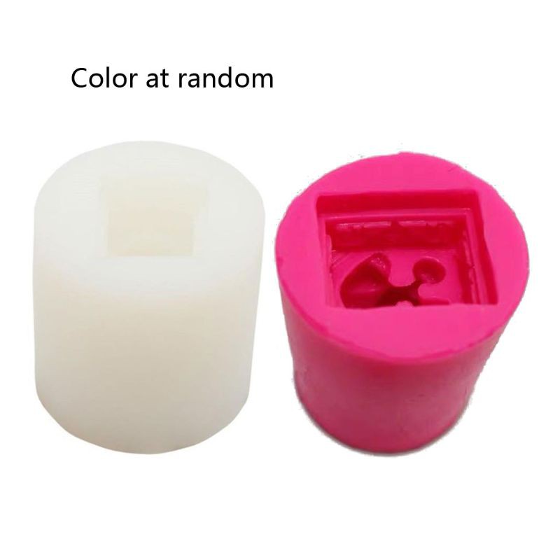 Khuôn silicon hình sư tử làm xà phòng/ mô hình đất sét hoặc nhựa resin
