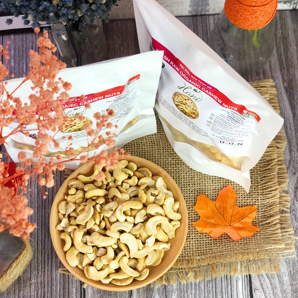 Hạt Điều Tươi Bình Phước Làm Sữa, Loại Vỡ (Bể) Đôi, Hỗ Trợ Ăn Kiêng Giảm Cân Thực Dưỡng  Hani Food