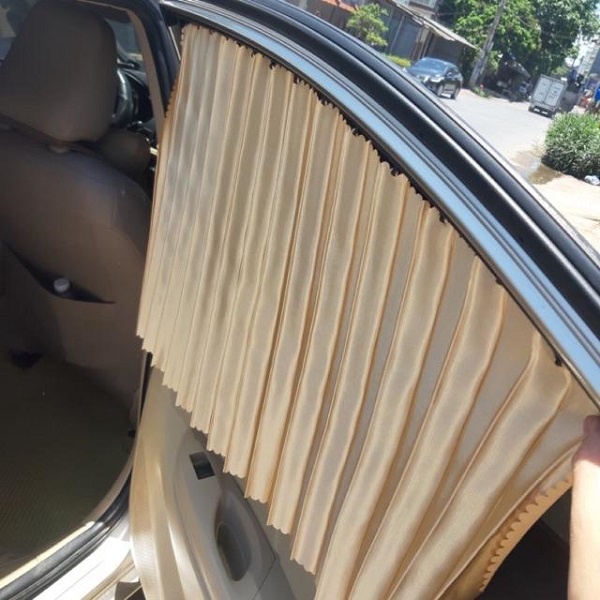 Bộ 4 Rèm Vải Che Nắng Xe Ô Tô Chất Liệu Vải Cao Cấp, Gắn Nam Châm Thông Minh - Auto Bảo Lộc