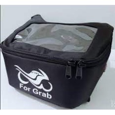 Túi grab đựng đồ và điện thoại treo đầu xe máy FOR GRAB chống nước vải tốt, form cứng