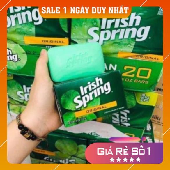 Lốc 20 cục xà bông IRISH SPRING MỸ 113g - date 2022 (shopmh59)