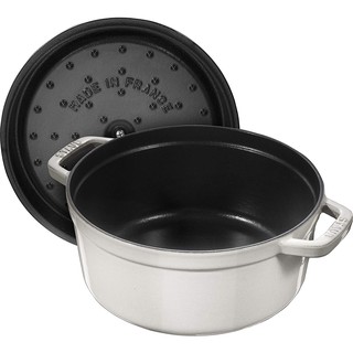 Nồi gang STAUB WHITE TRUFFLE 24 CM
