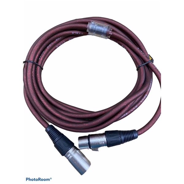 DÂY MIC CANON 2 ĐẦU ĐỰC-CÁI DÀNH CHO MIC NGUỒN 48v Dài 3m