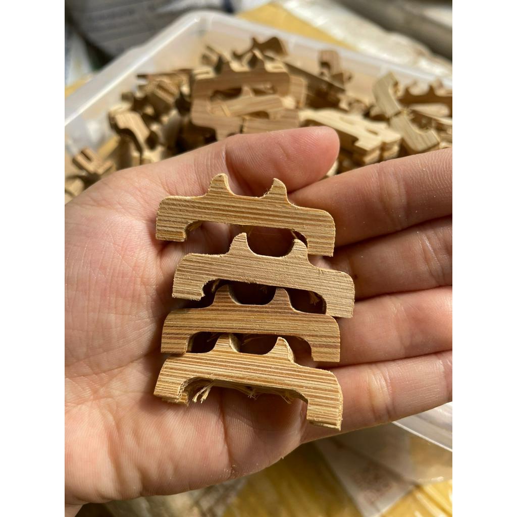 Kê cầu, gối cầu lồng, đỡ cầu lồng tre già, gỗ các loại, 1 cái