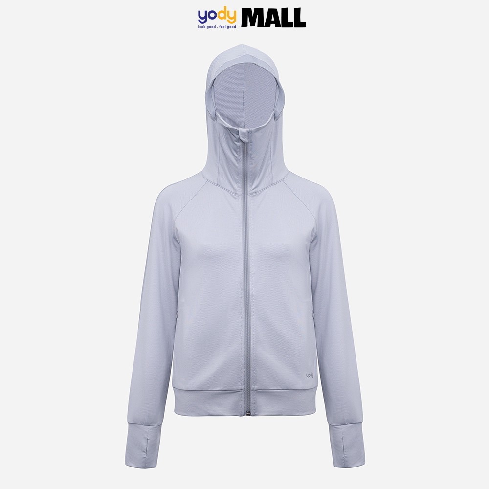 Áo chống nắng nữ YODY tron cản tia UV nhẹ thoáng mát chất vải mềm mại ACN4002 | BigBuy360 - bigbuy360.vn
