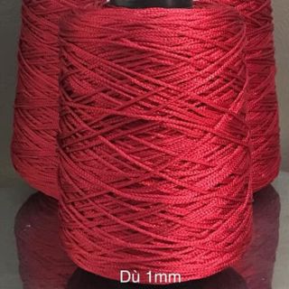 10 mét dây dù 1mm đỏ đô