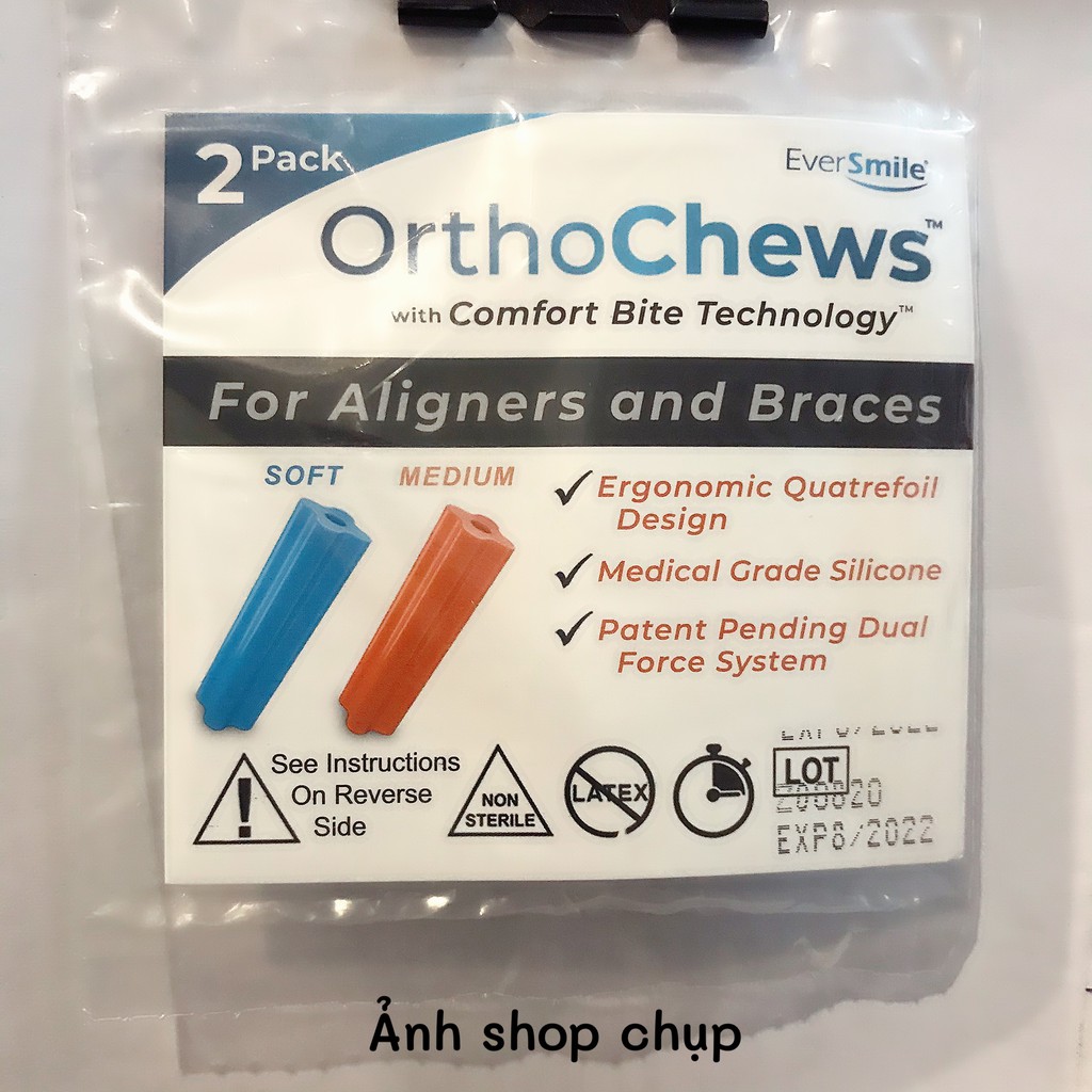 OrthoChew - Miếng cắn chewies cho máng niềng răng trong suốt