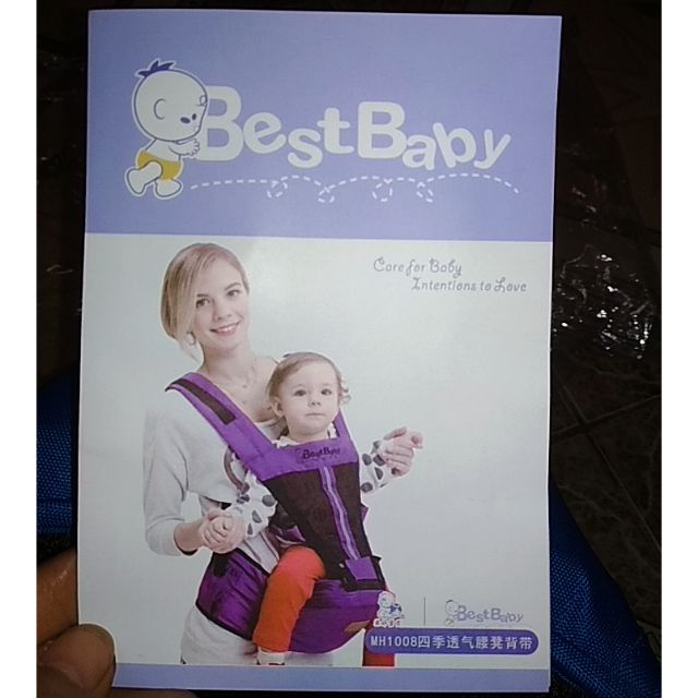 Địu em bé 4 tư thế BEST BABY